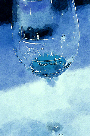 Rombauer Watercolor glass