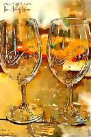 Stolpman Glass duo painted4x6