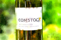 Comstock label Vineyard