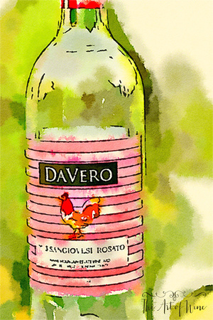 DaVero Rosato bottle