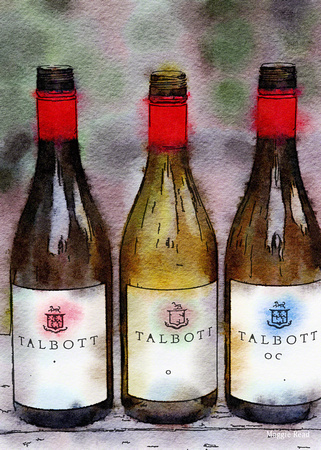 Talbott Pinot Trio painted