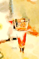 Champagne Glass watercolor-2